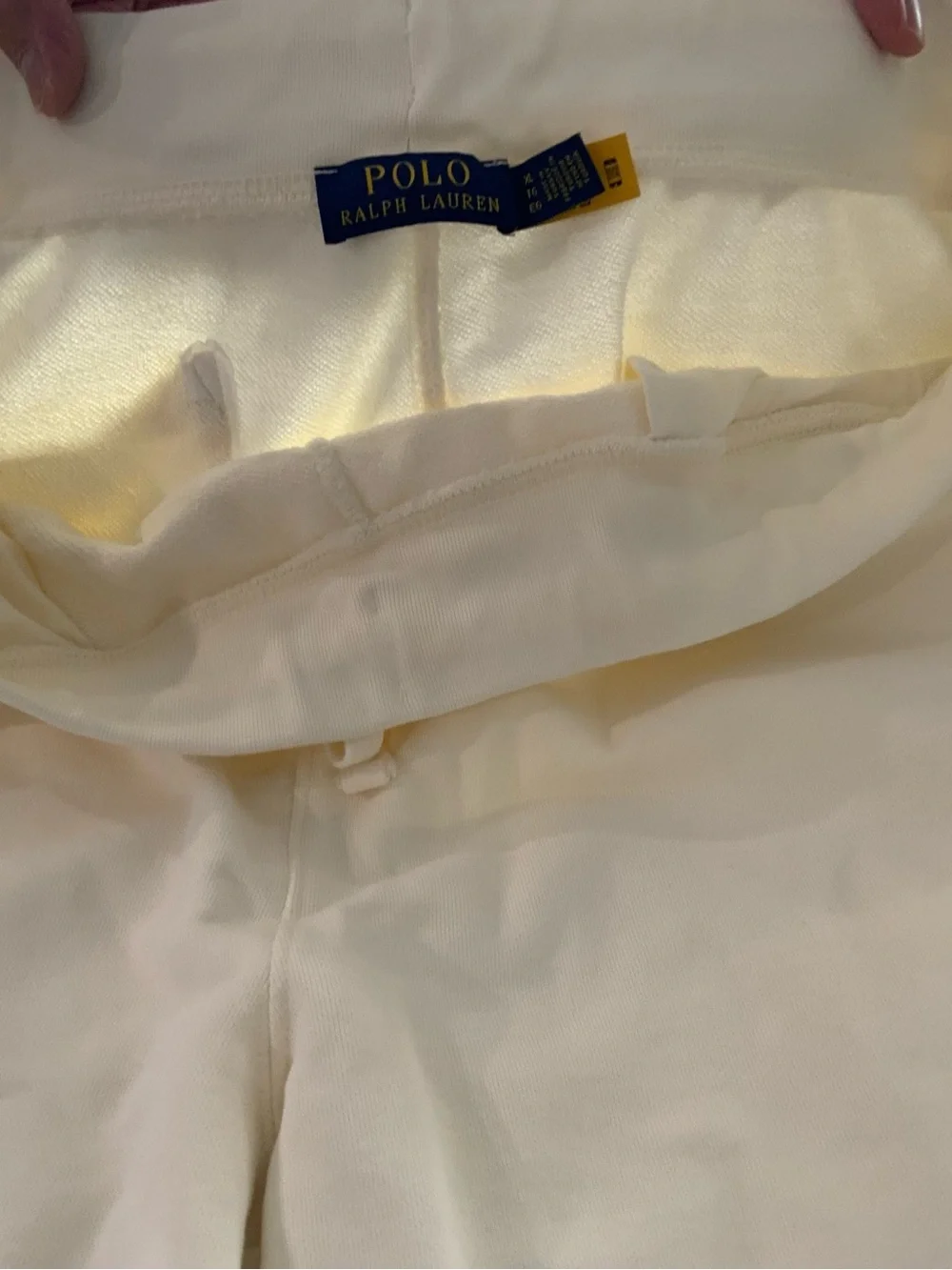 Polo by Ralph Lauren Cream Men's Sweatpants Joggers